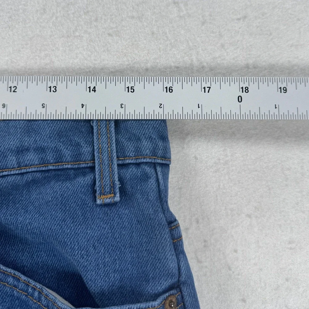 Vintage Levis 509 Orange Tab Jeans Mens 33x32 Medium Wash Straight Leg 1970's